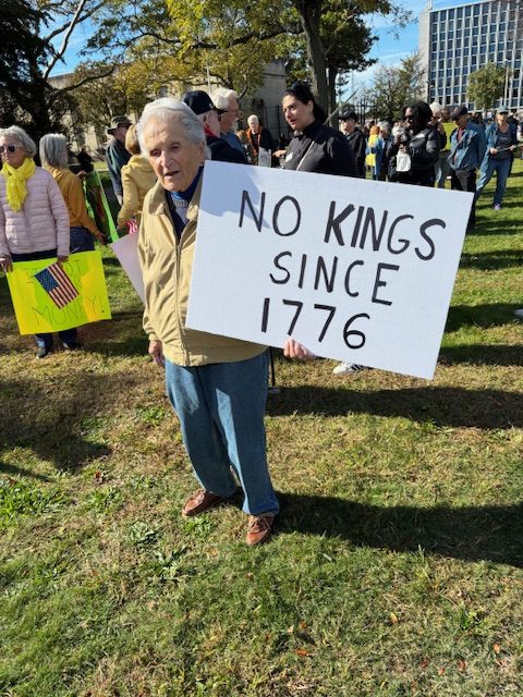 Scenes from a "No Kings" Protest, 10-18-25 - DataBreaches.Net