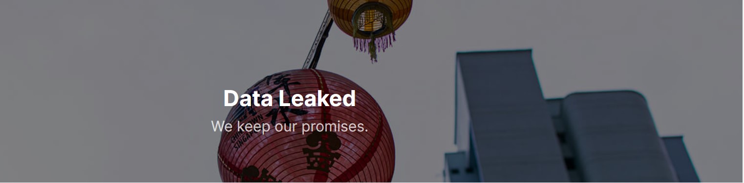 Cyclops" leak site header says "Data Leaked. We keep our promises."