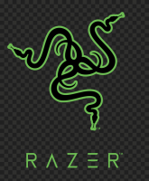 The Razer logo is a three-headed snake.